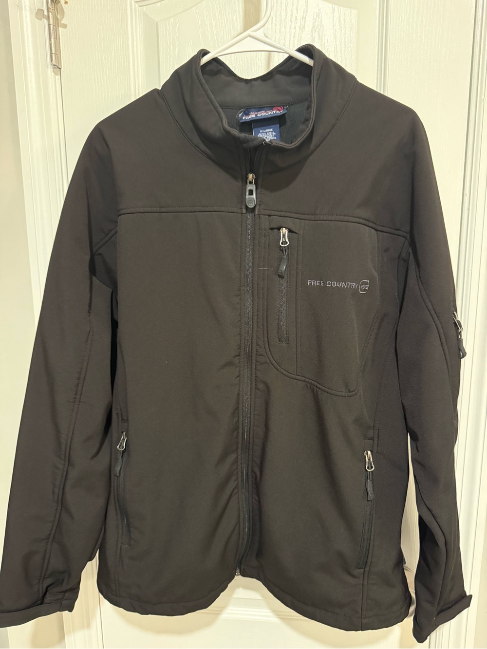 Free Country Men's Dark Brown Lightweight Softshell Jacket